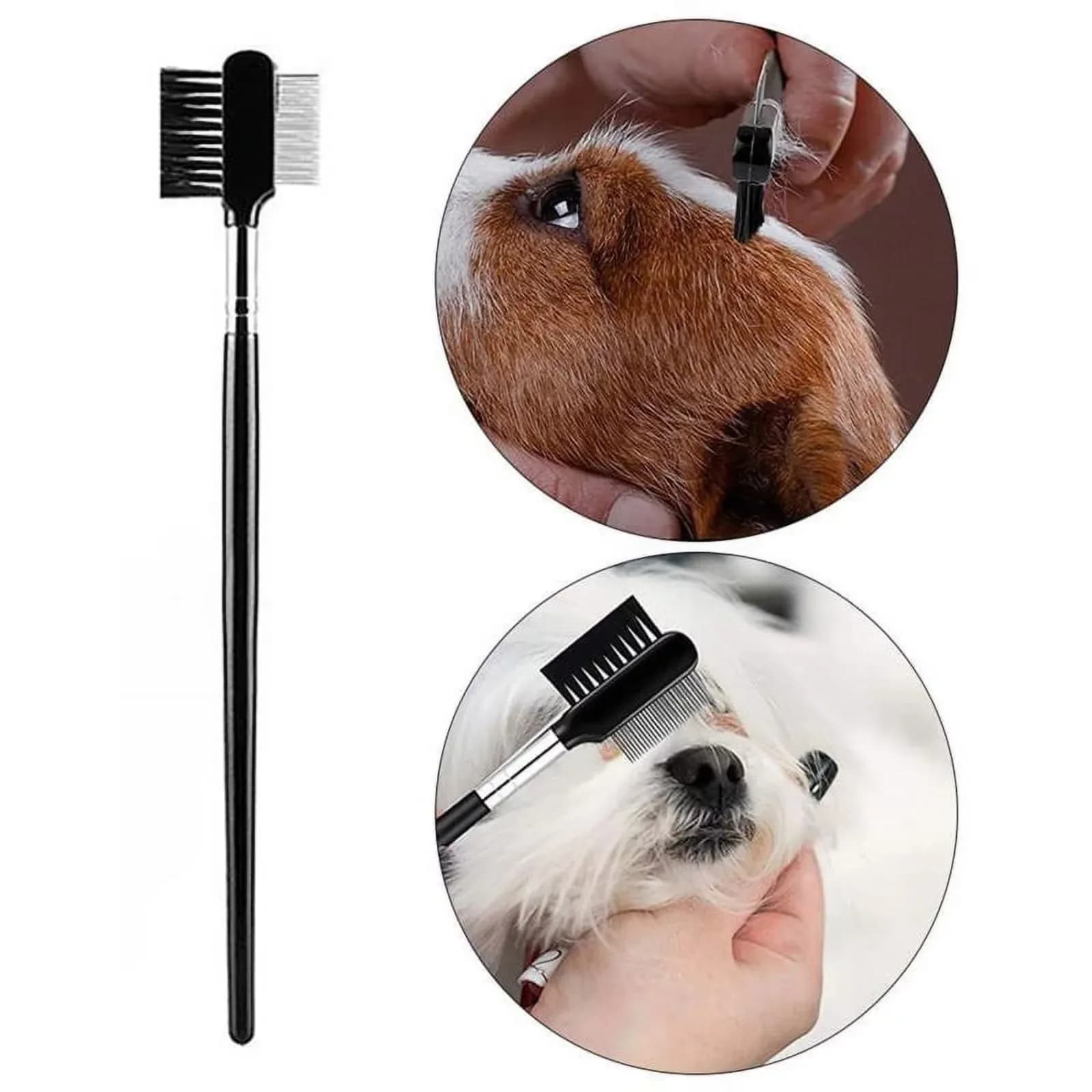 Double Headed Tear Remover Comb for Dogs