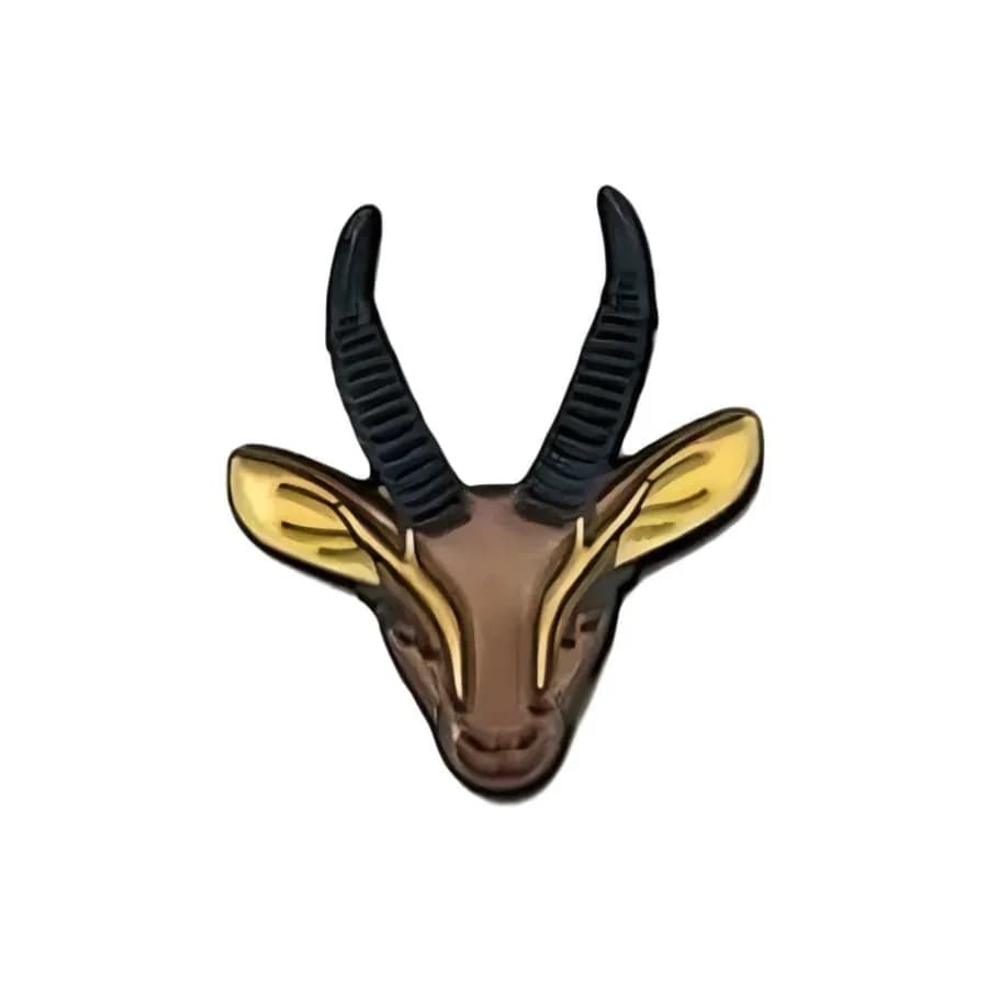 Metal Sticker Logo Head Deer