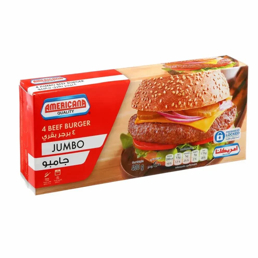 Americana Beef Burger Jumbo 400G