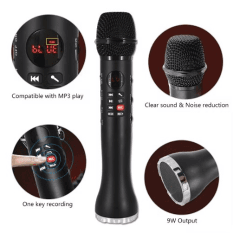 Microphone for Party (BT, TF Card, AUX, Recording) Hoco DBK2