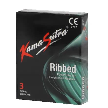 Kama Sutra  Condom Ribbed 3 S