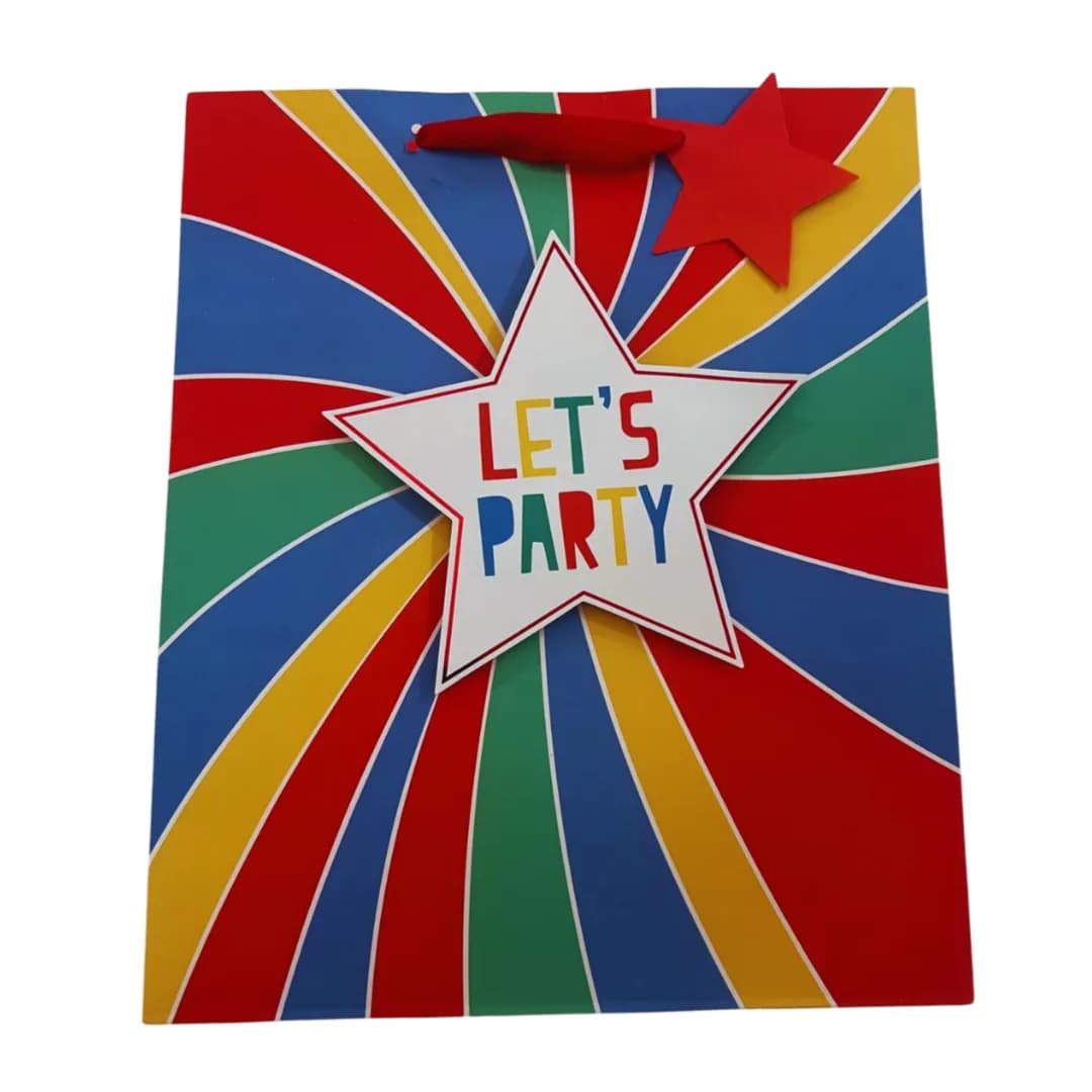 Lets Party Gift Bag (10x12x5)