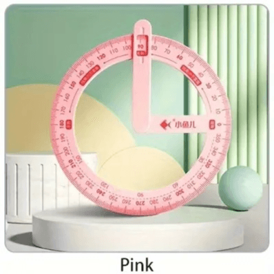 360 Degree Activity Angle Teaching Aids Math (Pink)
