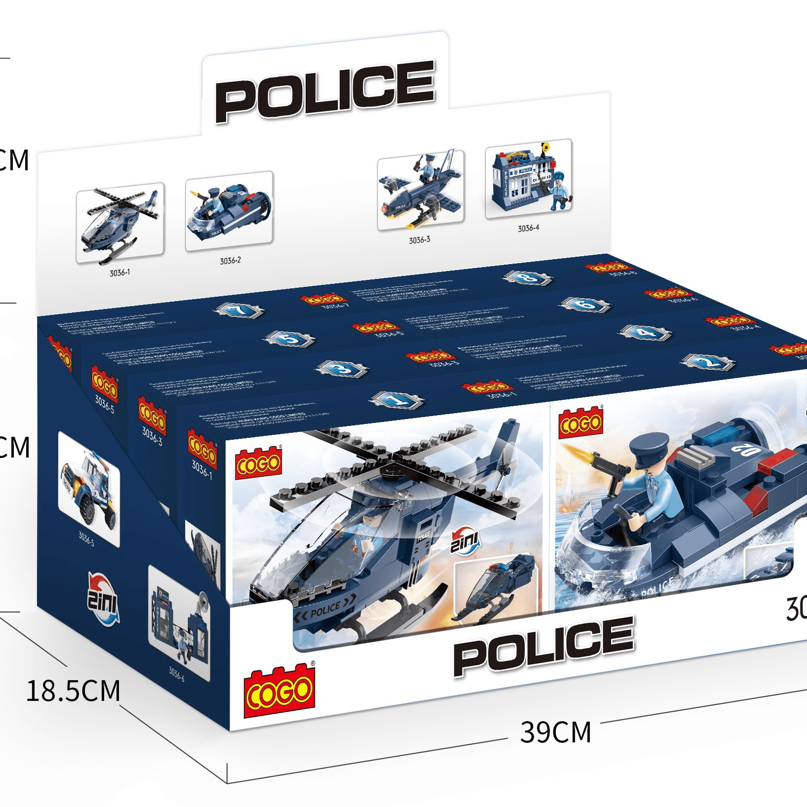 City 8 Assembled Blocks