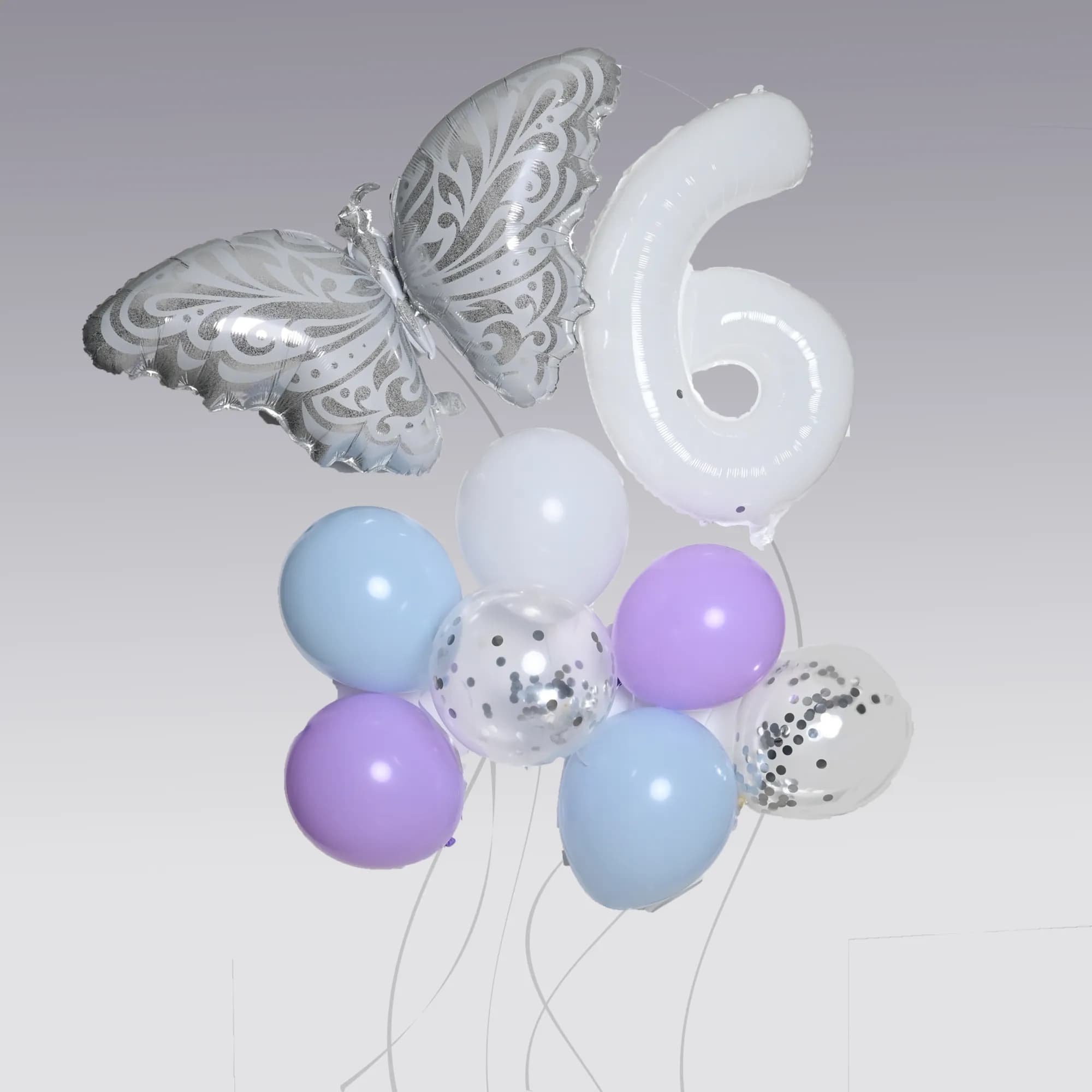 Butterfly Birthday Balloon With Number