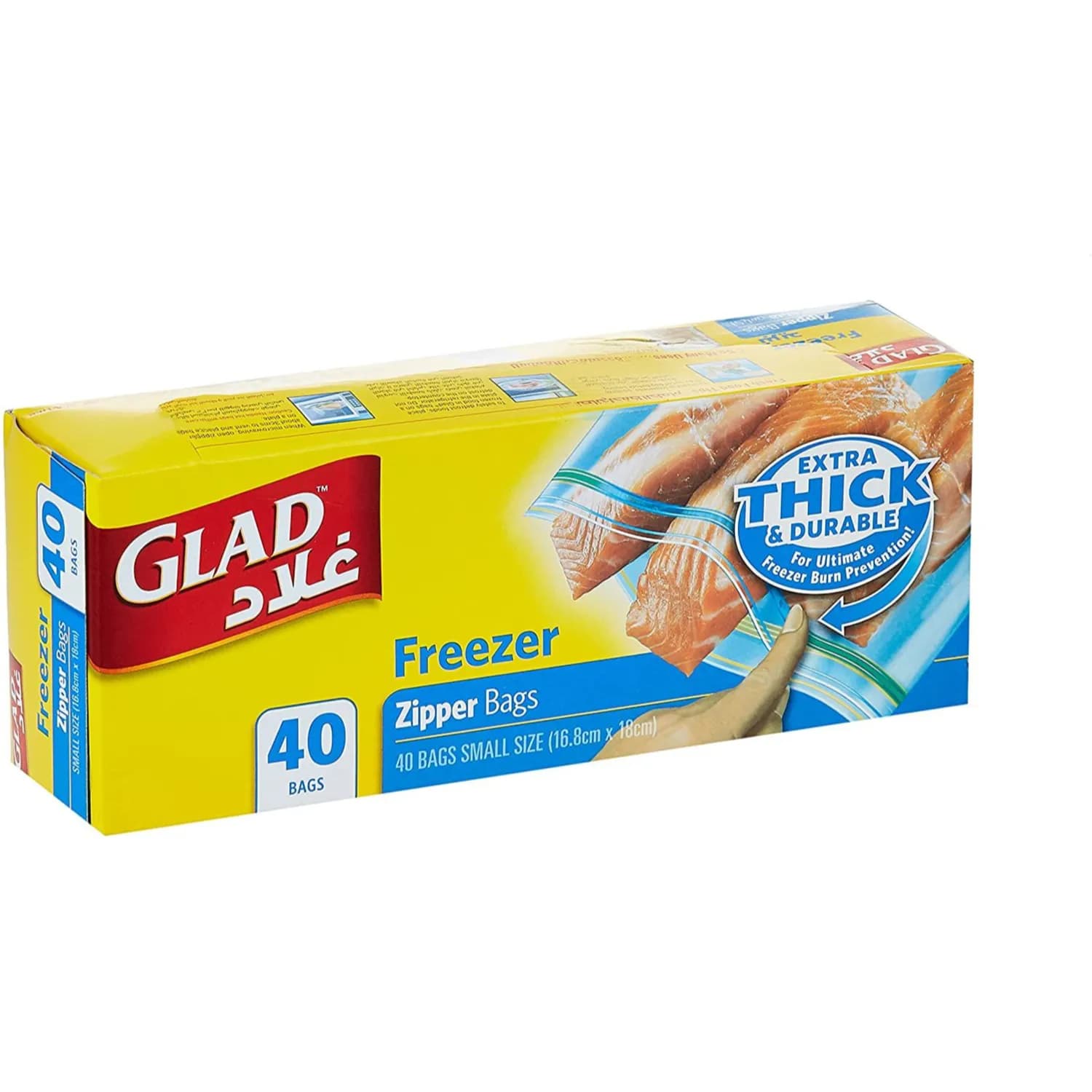 Glad Freezer Bag Zipper 50 Bag