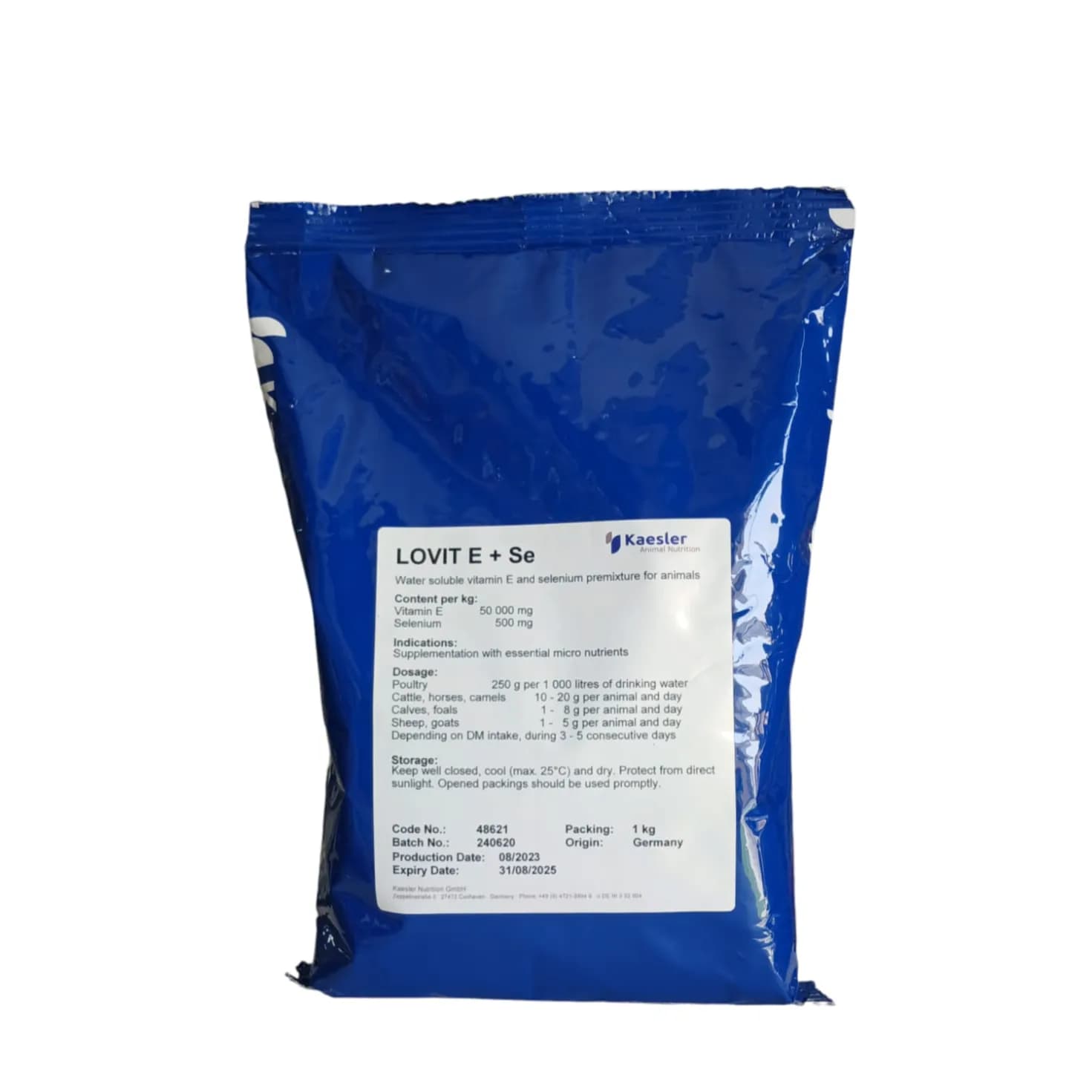 LOVIT E+Se Powder 1KG - Kaesler