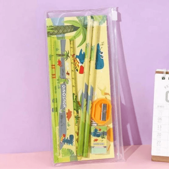 5pcs Stationery Set (Dinosaurs)