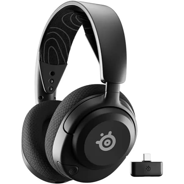 SteelSeries Arctis Nova 5 Wireless Multi-System Gaming Headset - Neodymium Magnetic Drivers - 100+ Audio Presets - 60 HR Battery - 2.4GHz or BT - ClearCast Gen2.X Mic - PC, PS5, PS4, Switch, Mobile