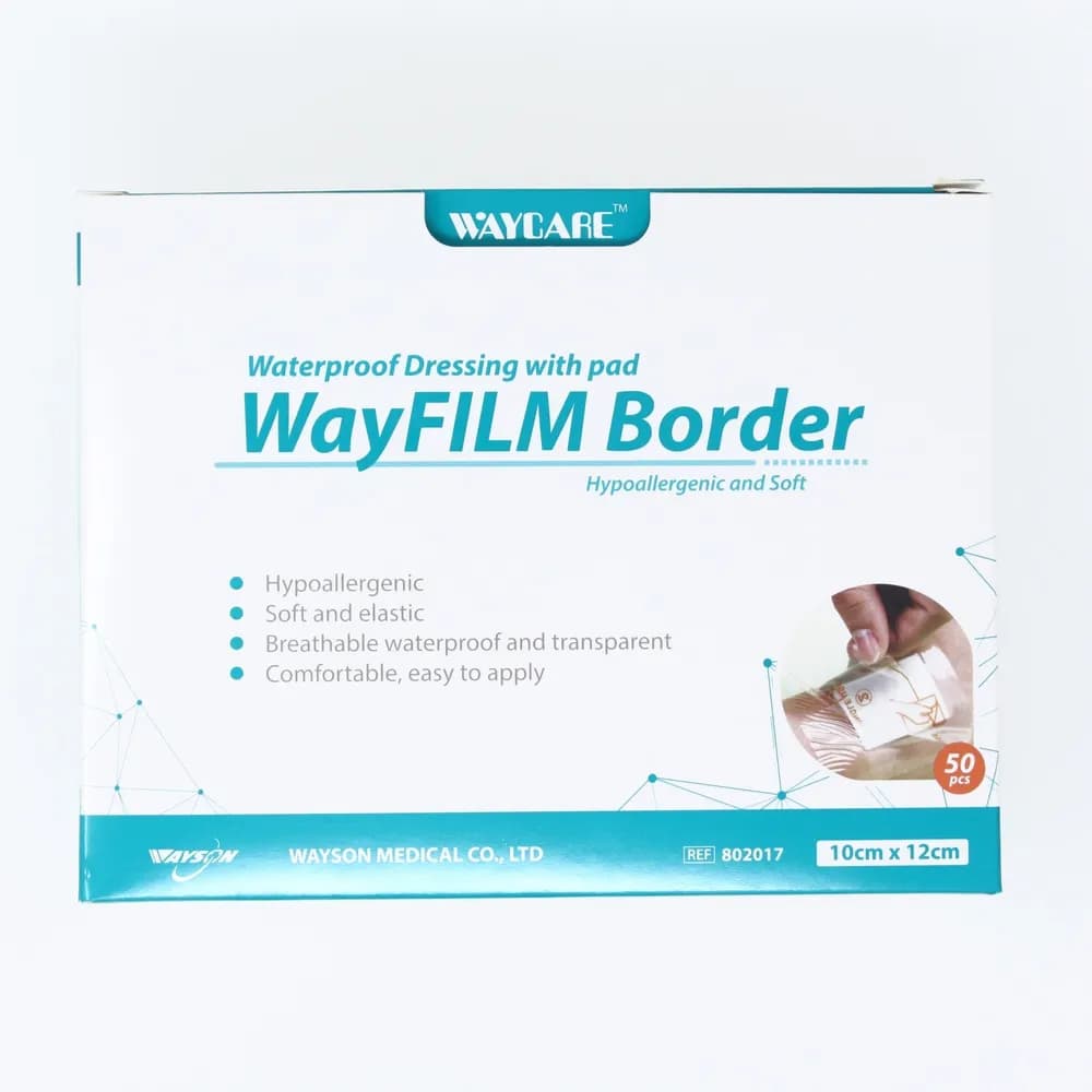 WAYCARE-WATERPROOF DRESSING WITH PAD 10CMX12CM