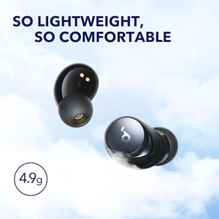 Soundcore A3936 by Anker Space A40 Auto-Adjustable Active Noise Cancelling Wireless Earbuds