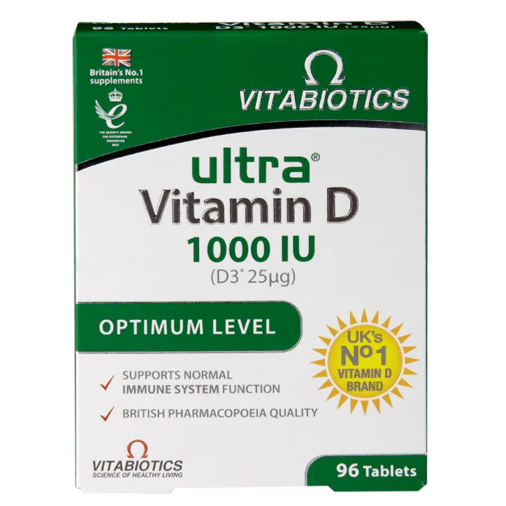 ULTRA VITAMIN D 1000 IU TAB 96'S