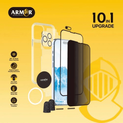EXTREMEX SHOCKPROOF DUSTPROOF WATERPROOF 10-IN-1 SUPER PROTECTION SHEILD 14 Pro Max