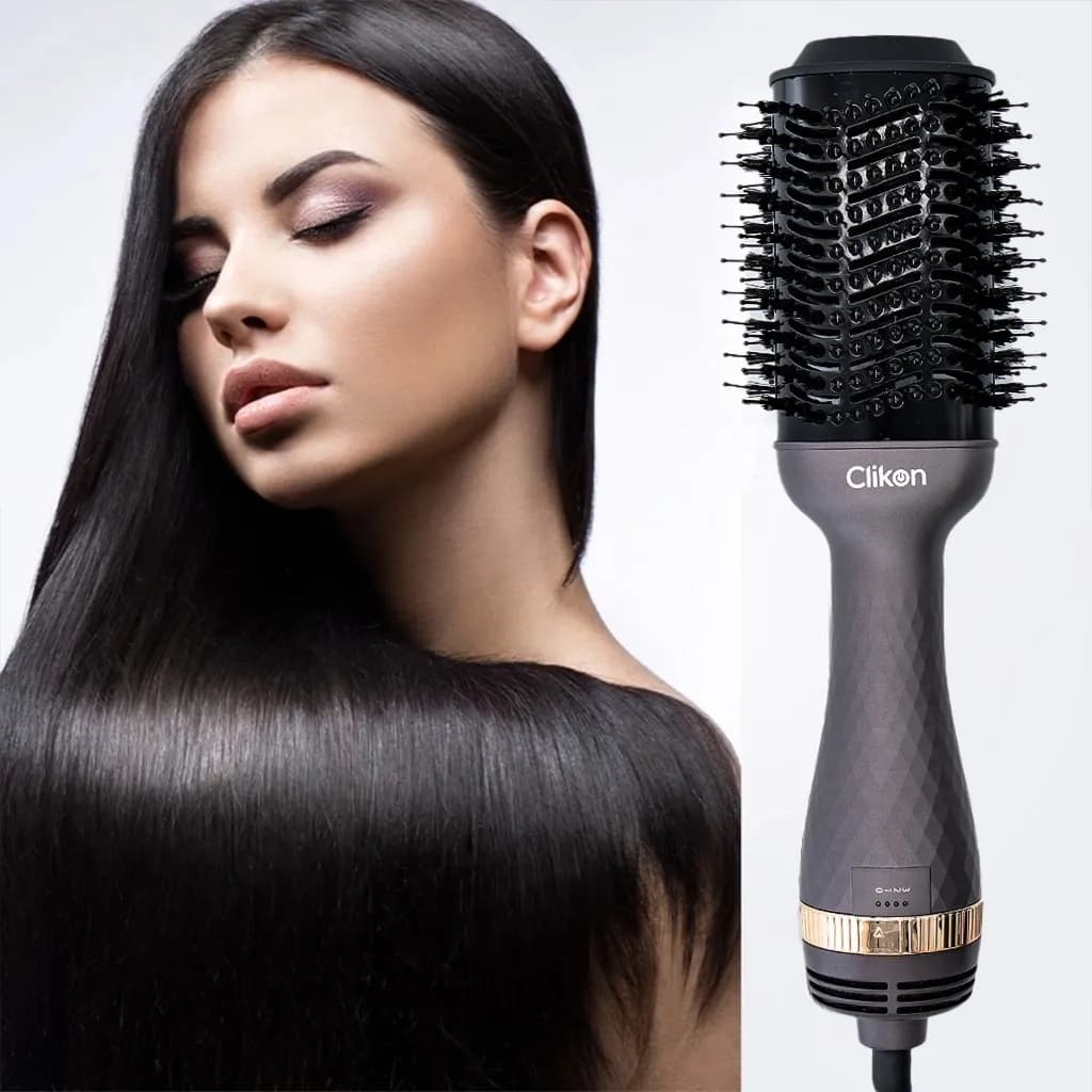 Clikon CK3347 Hair Styling Brush 1200 Watts With Blowing Function - Black