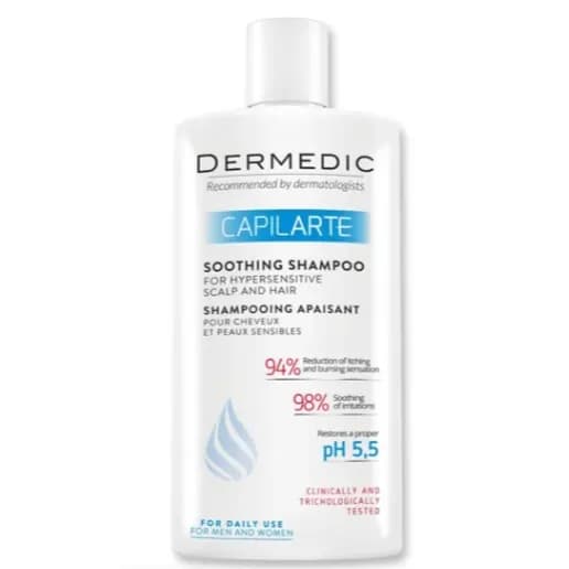 Dermedic Capilarte Soothing Shampoo For Hypersensitive Scalp And Hair 300ml