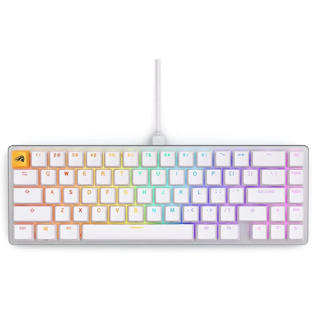 Glorious Gaming GMMK 2-65 Percent Arabic Keyboard - White