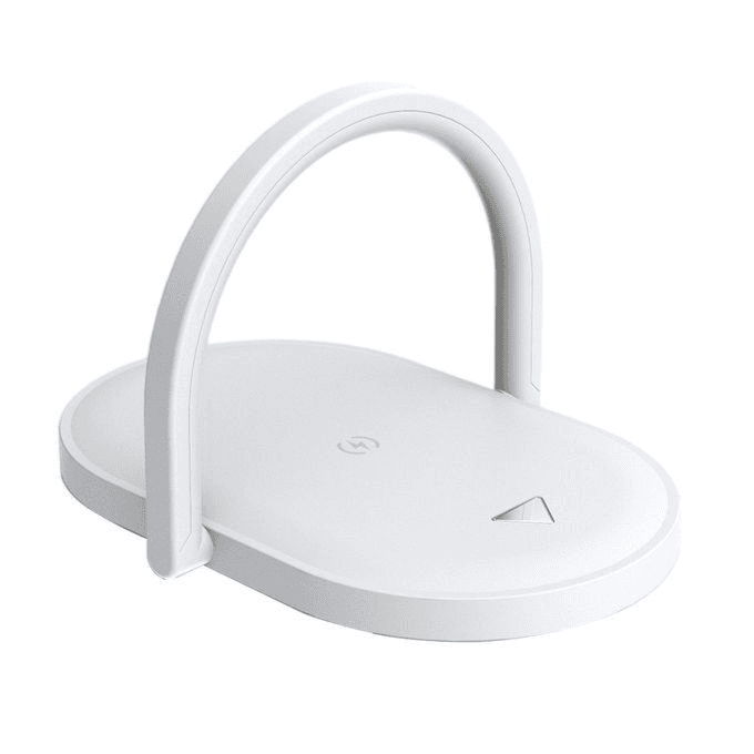 3 IN 1 DESK LAMP WIRELESS CHARGER (White)