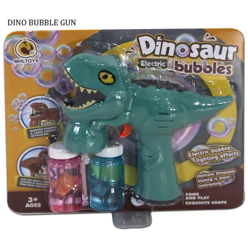 Electric Bubble Gun (Lighting Effect) - Dinosaur Green No.3516