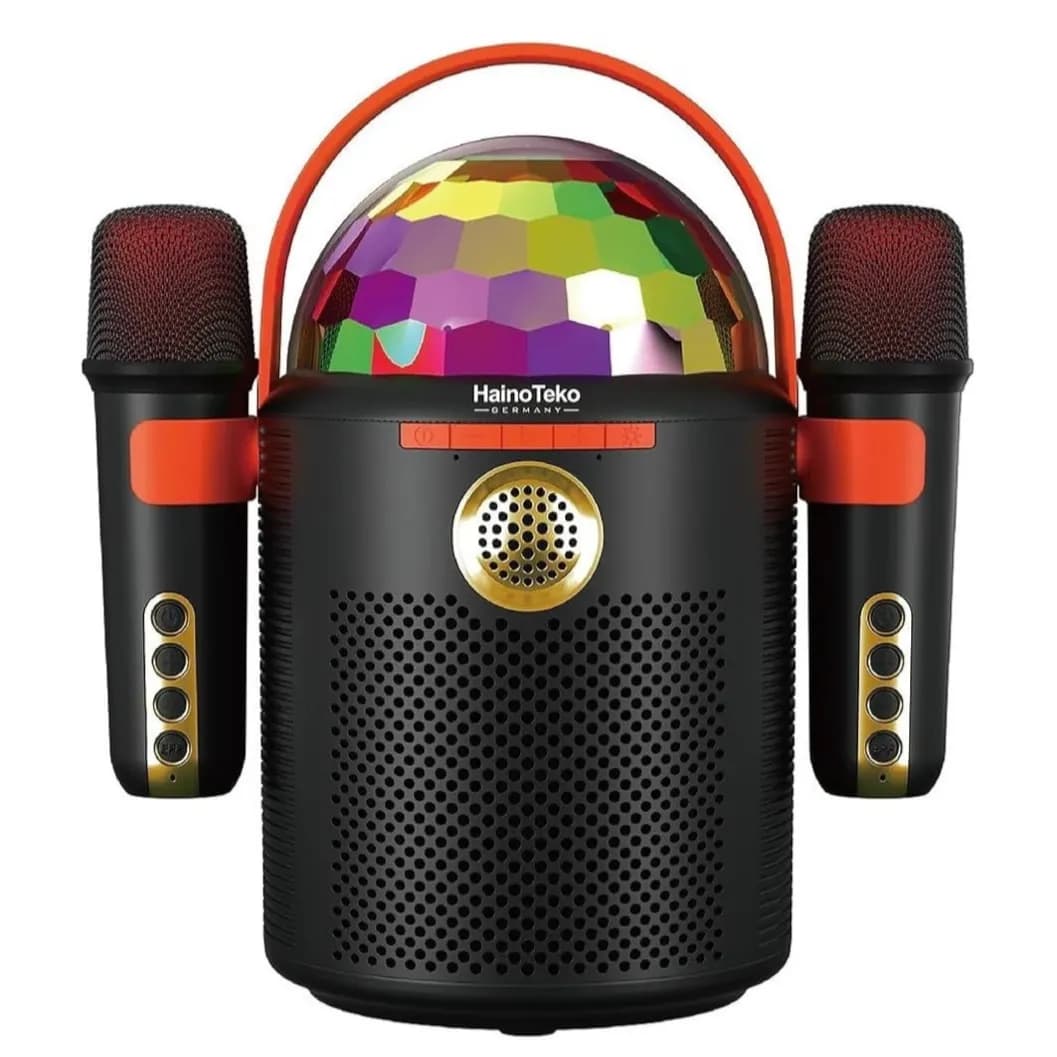 Haino Teko Wireless speaker Mic with Disco Light