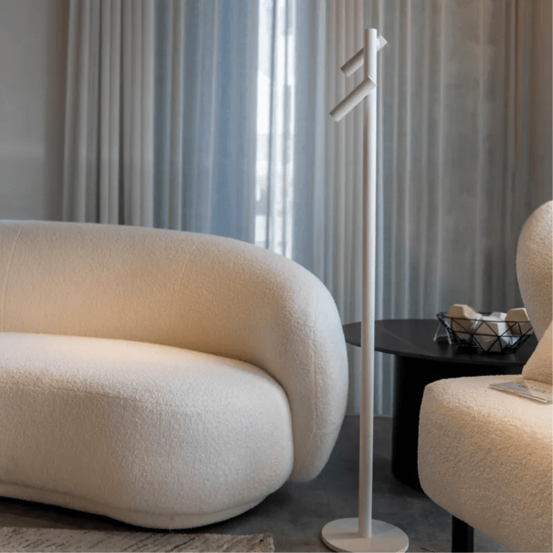 Zoom Floor Rechargeable Lamp - Twin - White