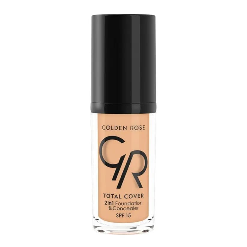 GOLDEN ROSE TOTAL COVER 2 IN 1 FOUNDATION & CONCEALER 07 NATURAL