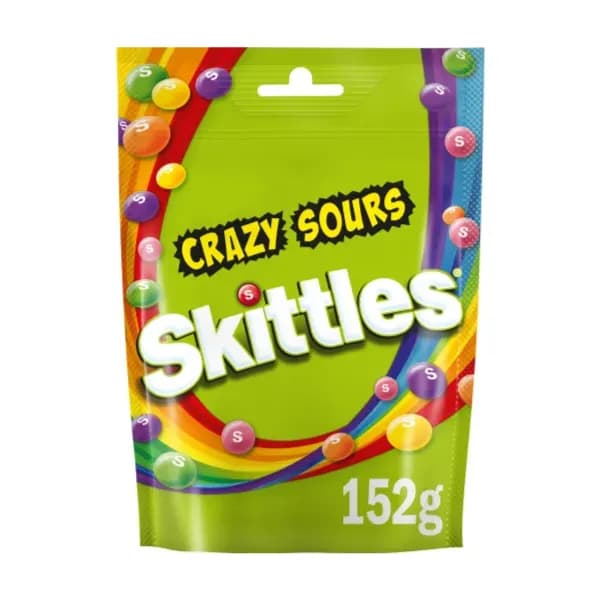 Skittles Crazy Sours Candy, 136g