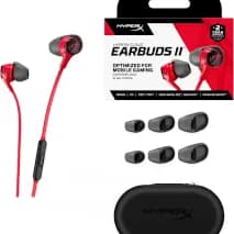 HyperX Cloud Earbuds II Gaming Earbuds-Red