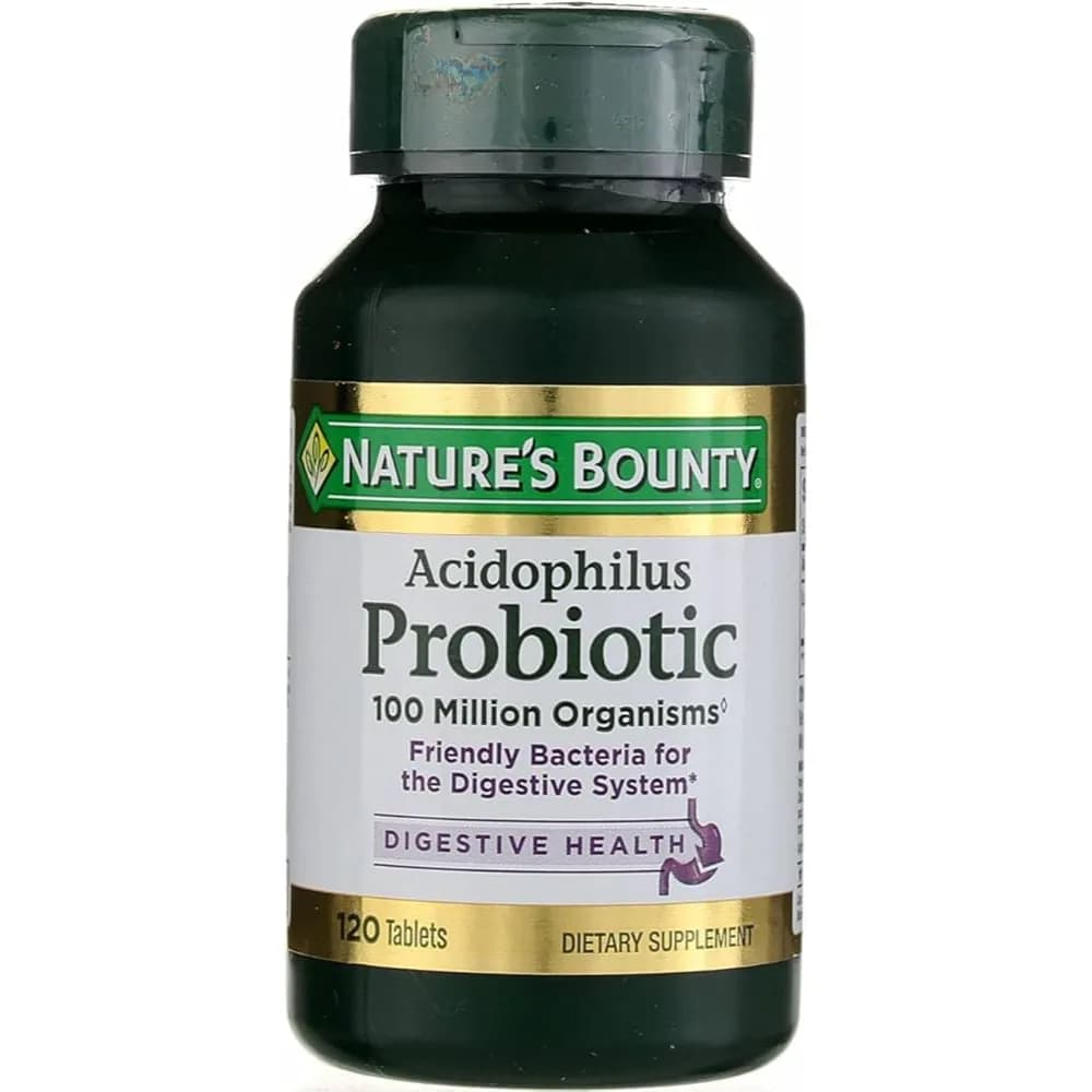 Natures Bounty Acidophilus Probiotic Hard Capsule 120 PC