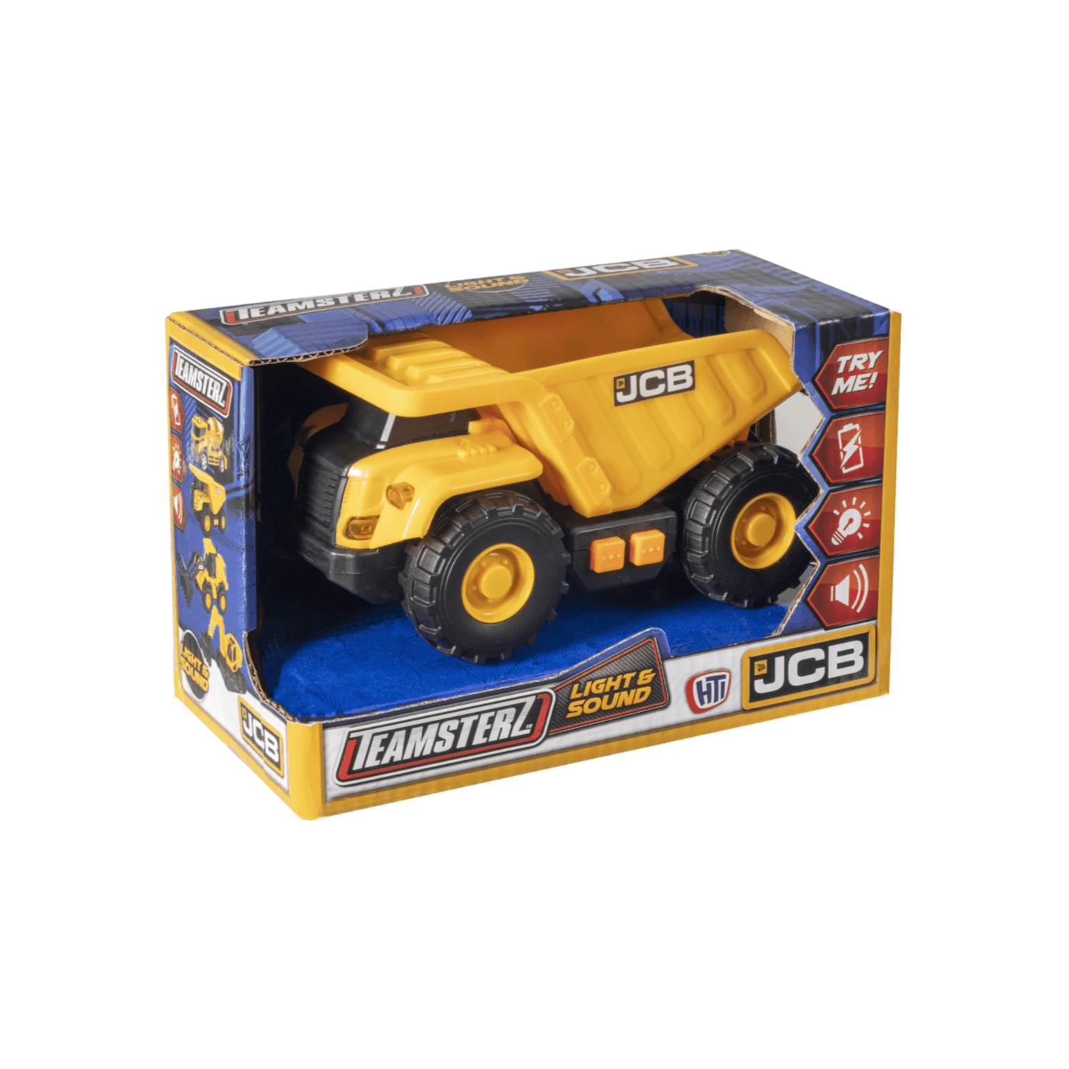 شاحنة قلابة صغيرة للصوت والضوء من Teamsterz Jcb