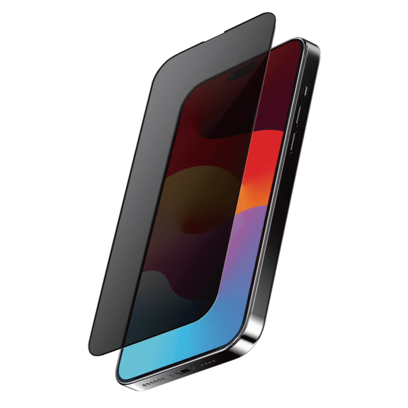 Ofkoz Anti Spy 2D Glass - Iphone 15 Plus - Black