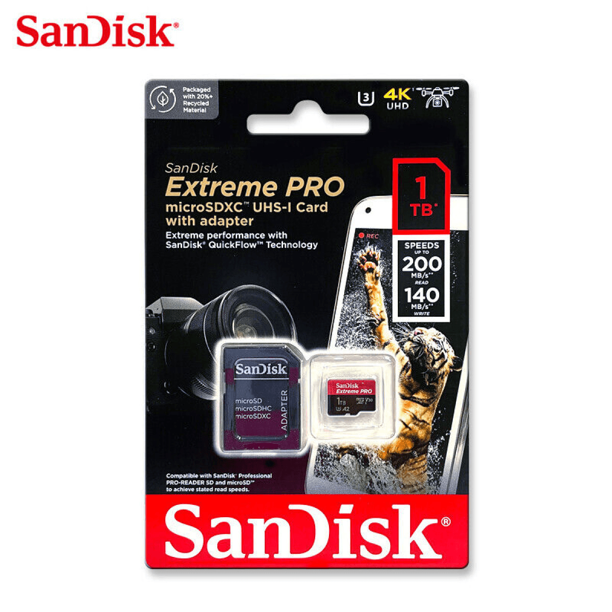 SANDISK EXTREME PRO MICROSDXC 1TB 200MB/S Camra.