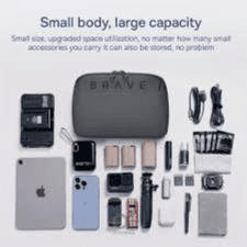 BRAVE TECH POUCH PORTABLE BAG ORGANIZER STORAGE BTP-02 
