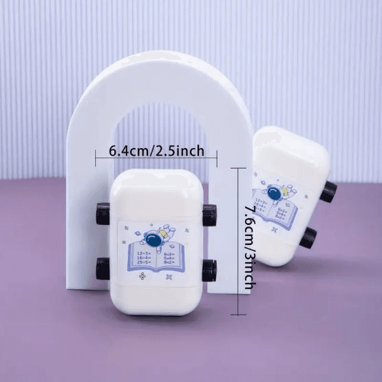Multiplication And Division Arithmetic Stamp Roller Stamp (White)