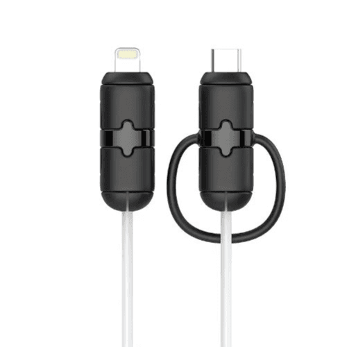 UMUST - Lightning Charging Cable Silicone Protector Case (Black)