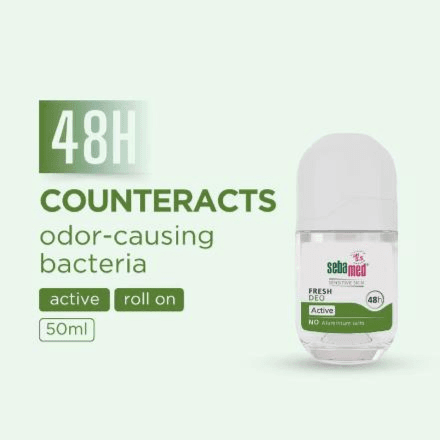 Sebamed Fresh Deodorant Roll on Active No Aluminium 50ml