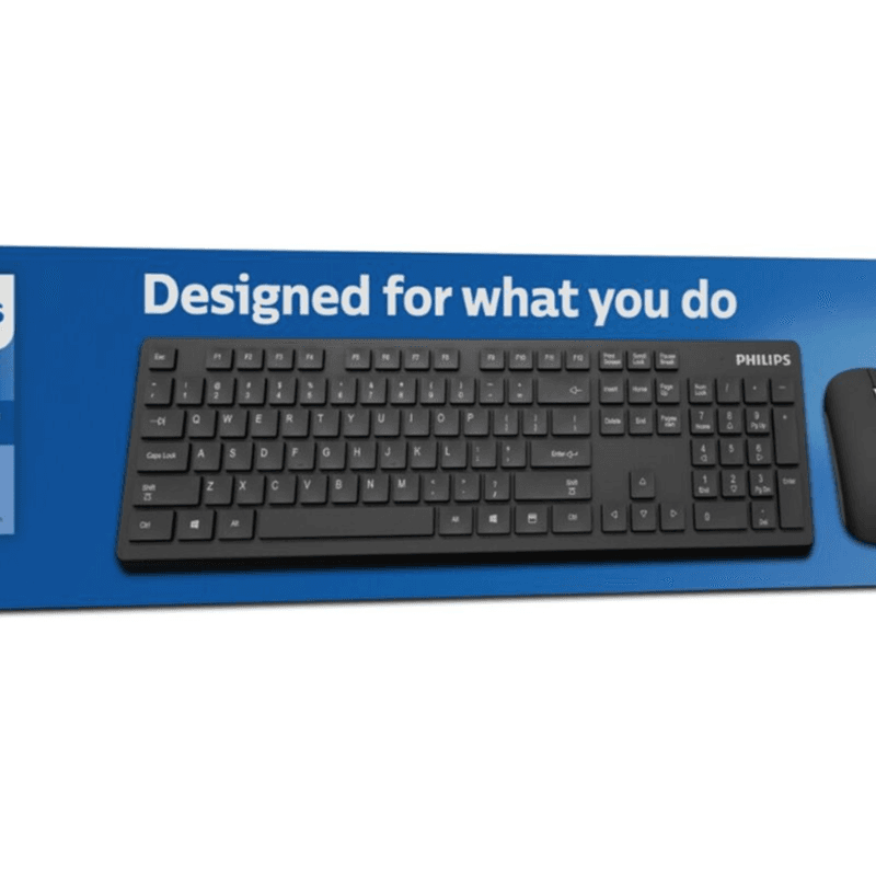 Wireless Keyboard mouse combo C602 Philips
