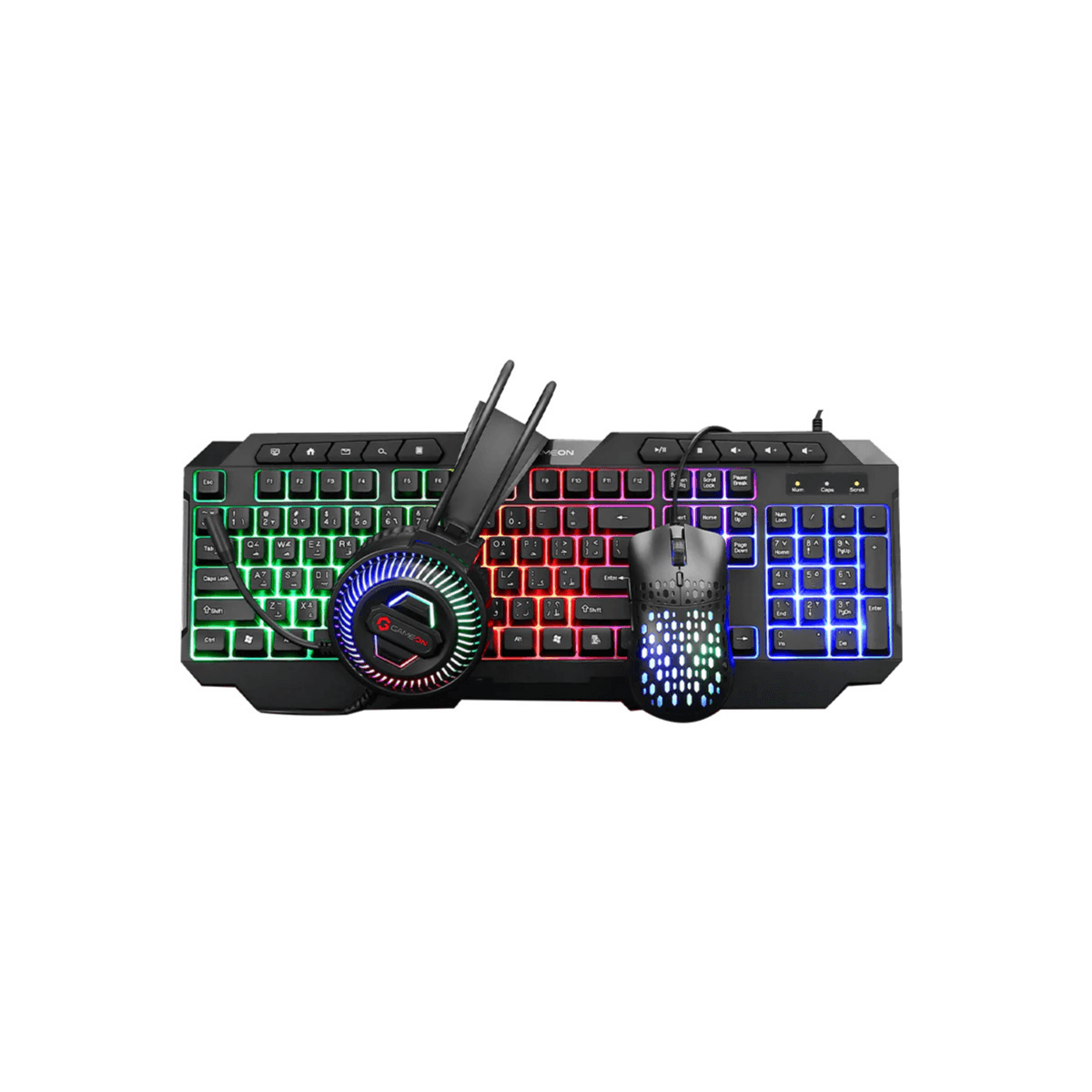 GAMEON CYPHER XL All-In-One Gaming Bundle (Keyboard, Headset, Mouse & Mousepad)-GO-CYPHER-XL