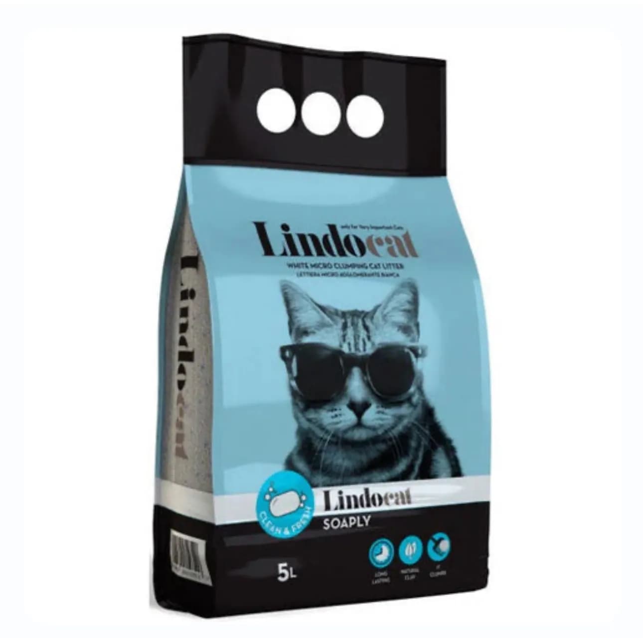 LindoCat Soaply Cat Clumping Litter 5L