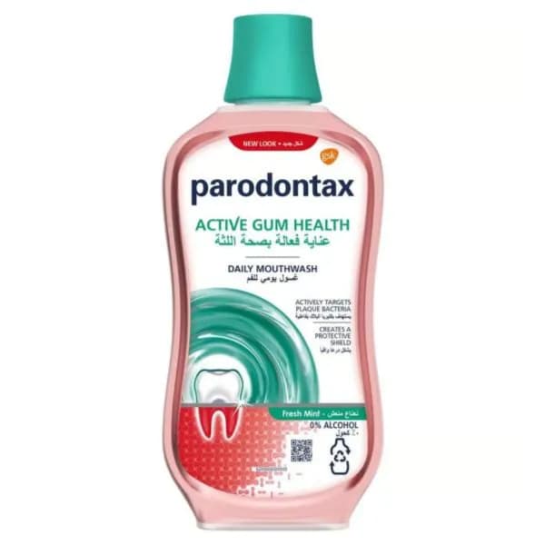 parodontax active gum health daily mouthwash fresh mint 500 ml