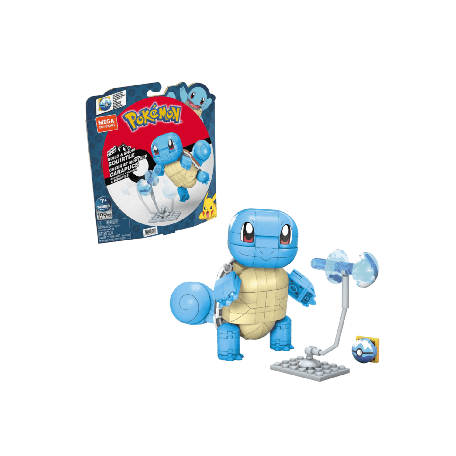 Mattel Mega Bloks Pokemon Build And Show Squirtle