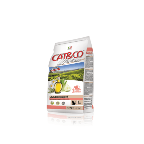 Cat&Co Wellness Adult STERILIZED Fish & Rice 1.5KG