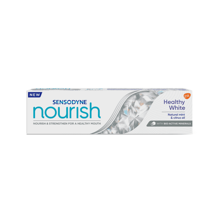 Sensodyne nourish Healthy white toothpaste with bio-actuve minerals 75ml