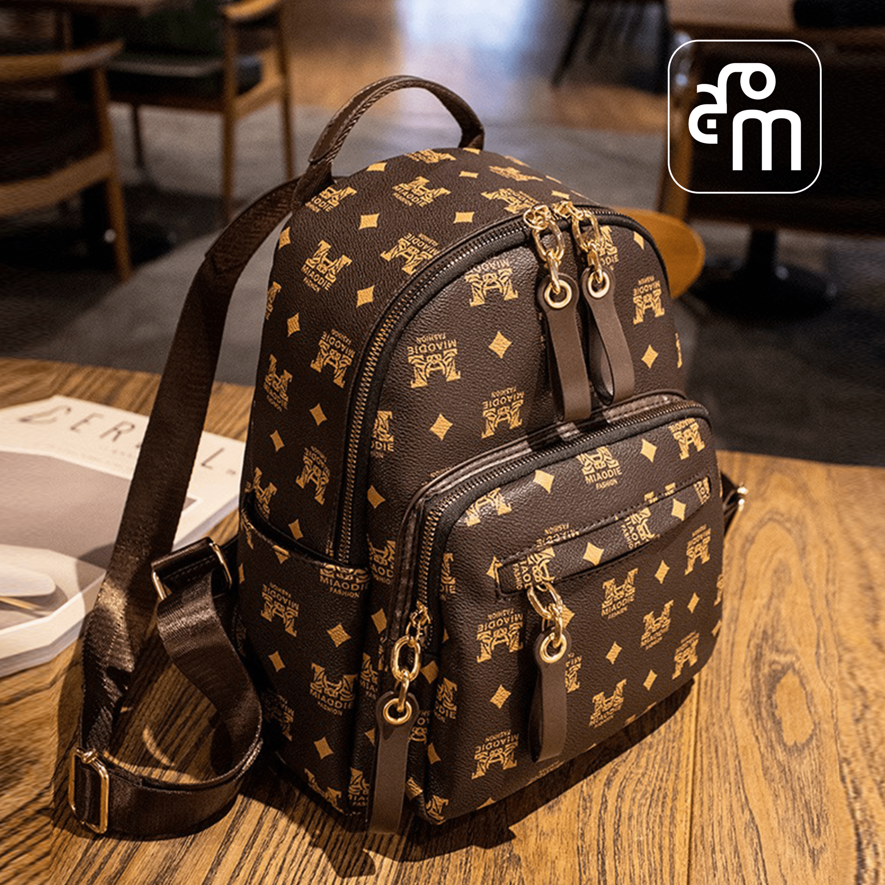 New Luxury Fashion Leather Large Capacity Women'S Backpacks 2185