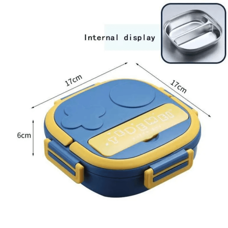 304 Stainless Steel Lunch Box (Blue)
