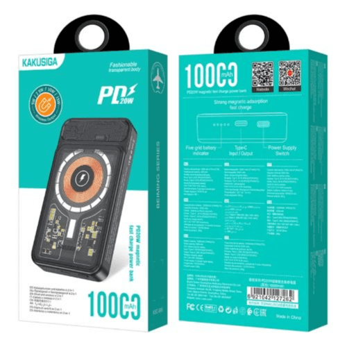 KAKUSIGA - PD 20W Magnetic Fast Charger Power Bank 1000mAh (KSC-885)