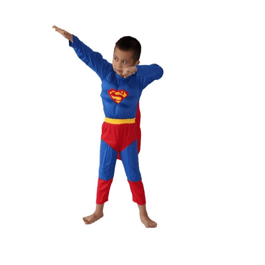 Muscle Superman Costume For Kids