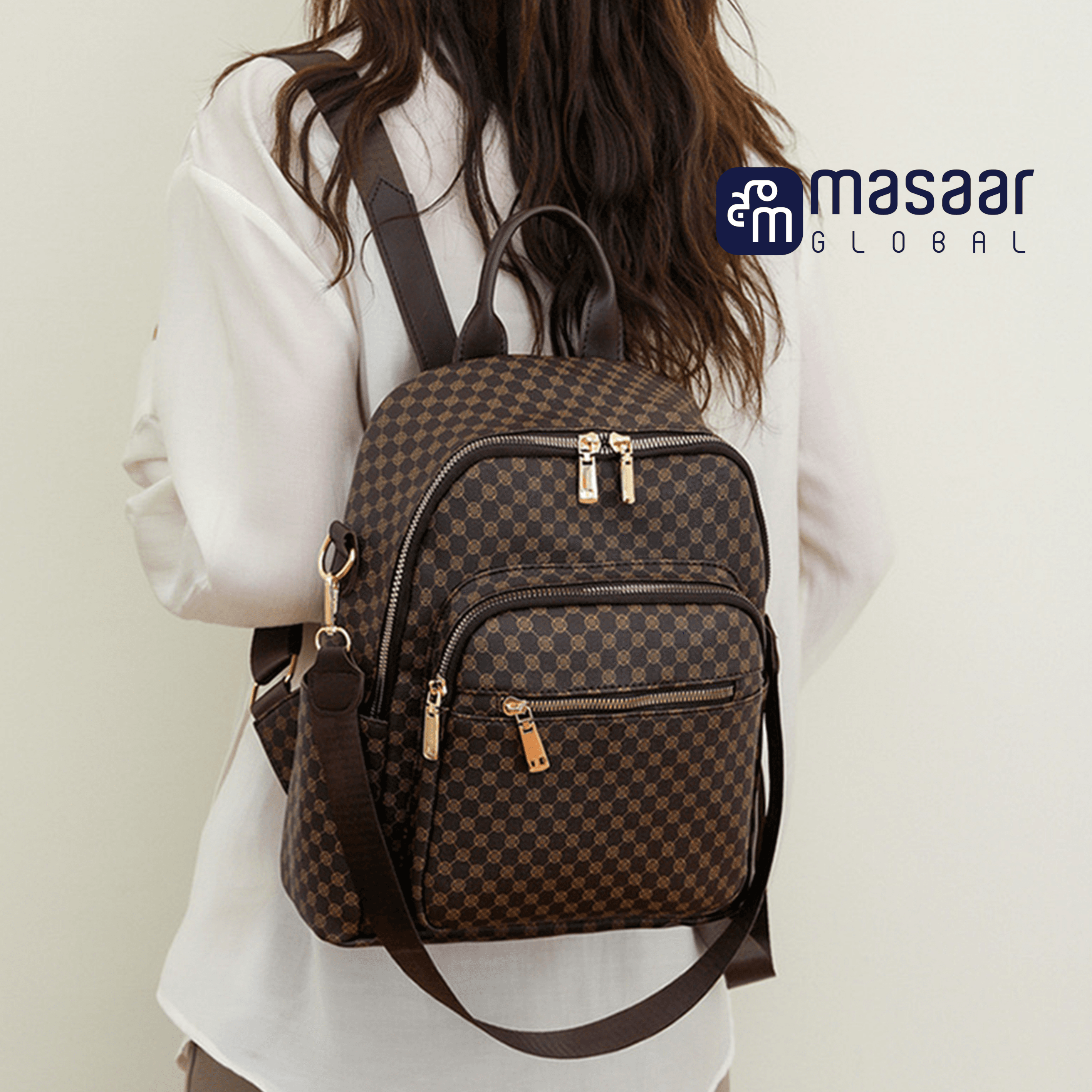Luxury Multifunctional Leather Cross Body Women'S Backpacks 2181