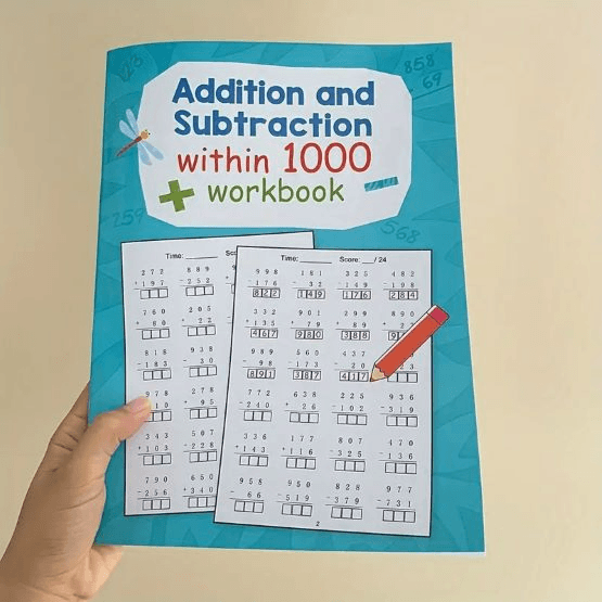 32 Pages Math Practice Workbook