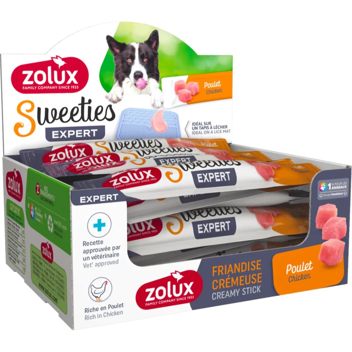 Zolux Sweeties Creamy Stick For Dog - Chicken