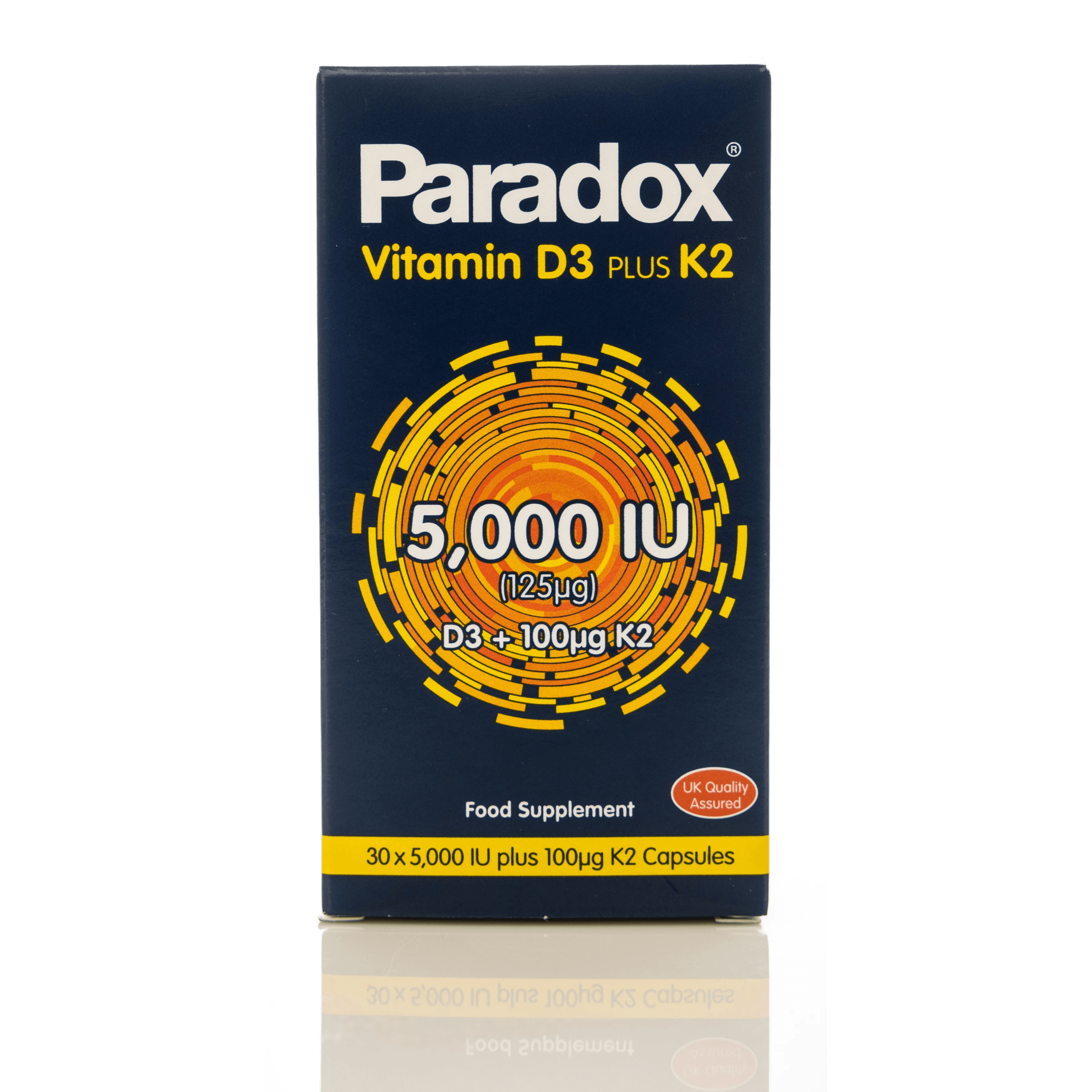 Paradox Vitamin D3 Plus K2 Tablet - 30's